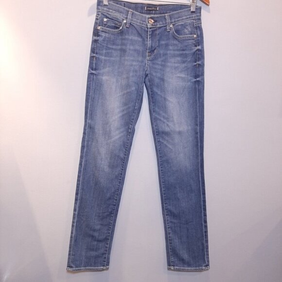 Fidelity Rocco Straight Jeans Blue Opal Vintage Wash Slim Stretch Denim Size 24 - Picture 14 of 14